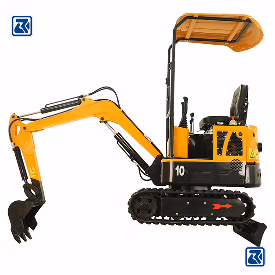 China 1,3 Tonnen Mini Bagger Hydraulischer Kleinbagger Crawler Minibagger